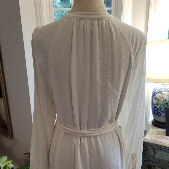 JCrew Ivory Midi Dress Size Large - Picture 6 of 11